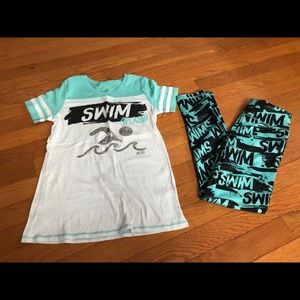Justice swim outfit size 10